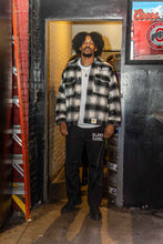 Load image into Gallery viewer, Black and White Checkered Wool Flannel
