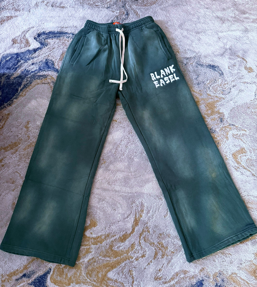 Blank Easel Flared ”Touch Grass” Sweat Pants