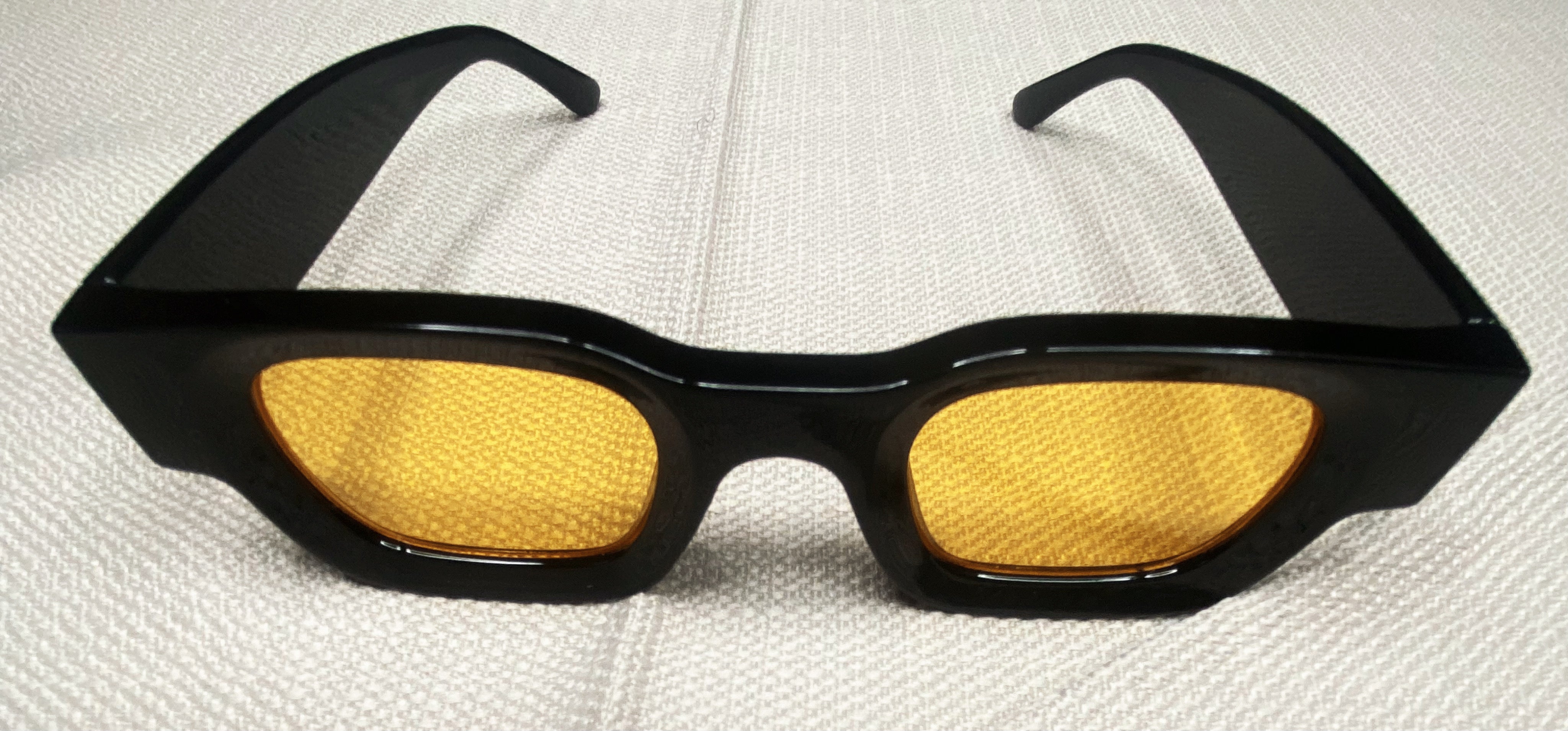 Blank Easel Bumblebee Glasses (Gold Edition )