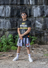 Load image into Gallery viewer, Blank Easel 3D Puff “Art Official Intelligence “ Tee (Black)
