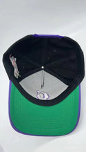 Load image into Gallery viewer, Blank Easel Black &amp; Purple Embroidered Baseball Cap
