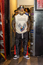 Load image into Gallery viewer, Blank Easel Black And Red Swishy Pants
